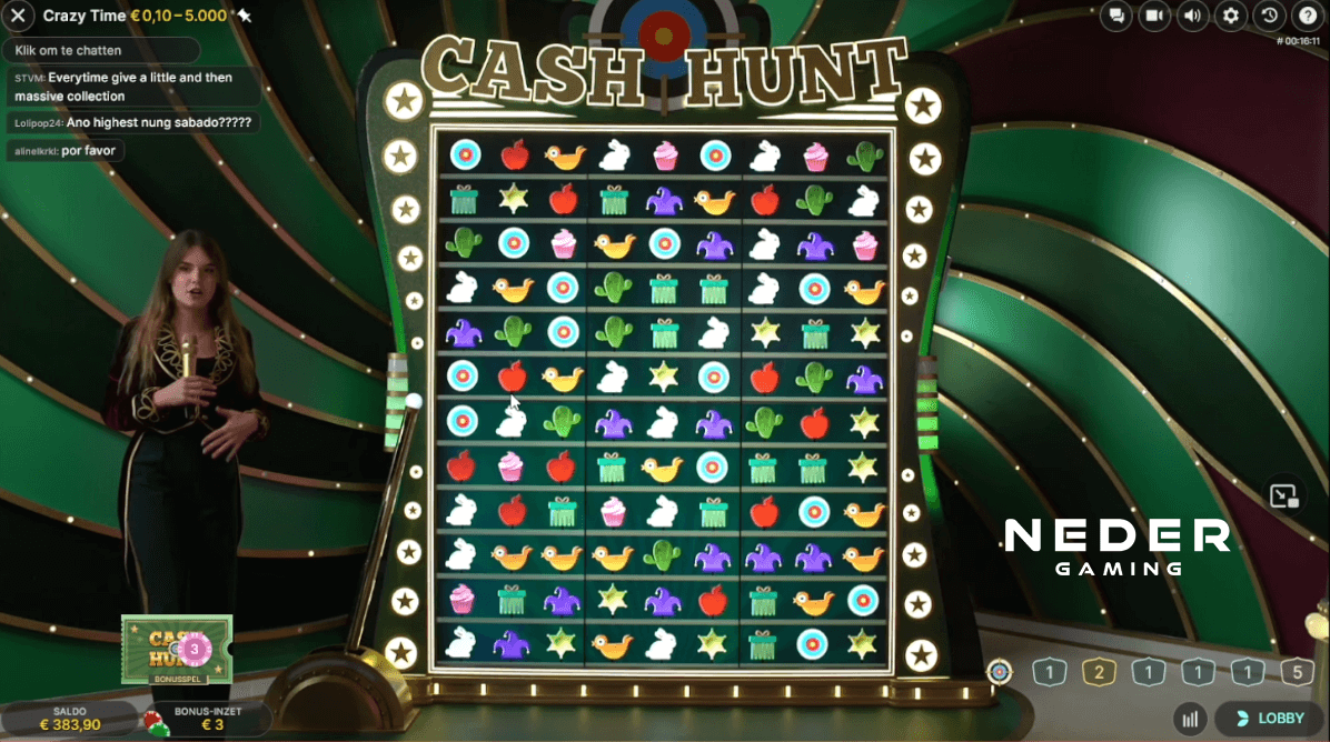 De Cash Hunt bonus